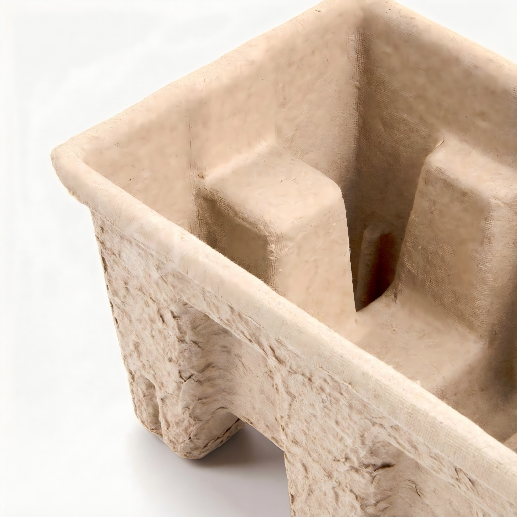 Natural Dry Press Molded Pulp Insert