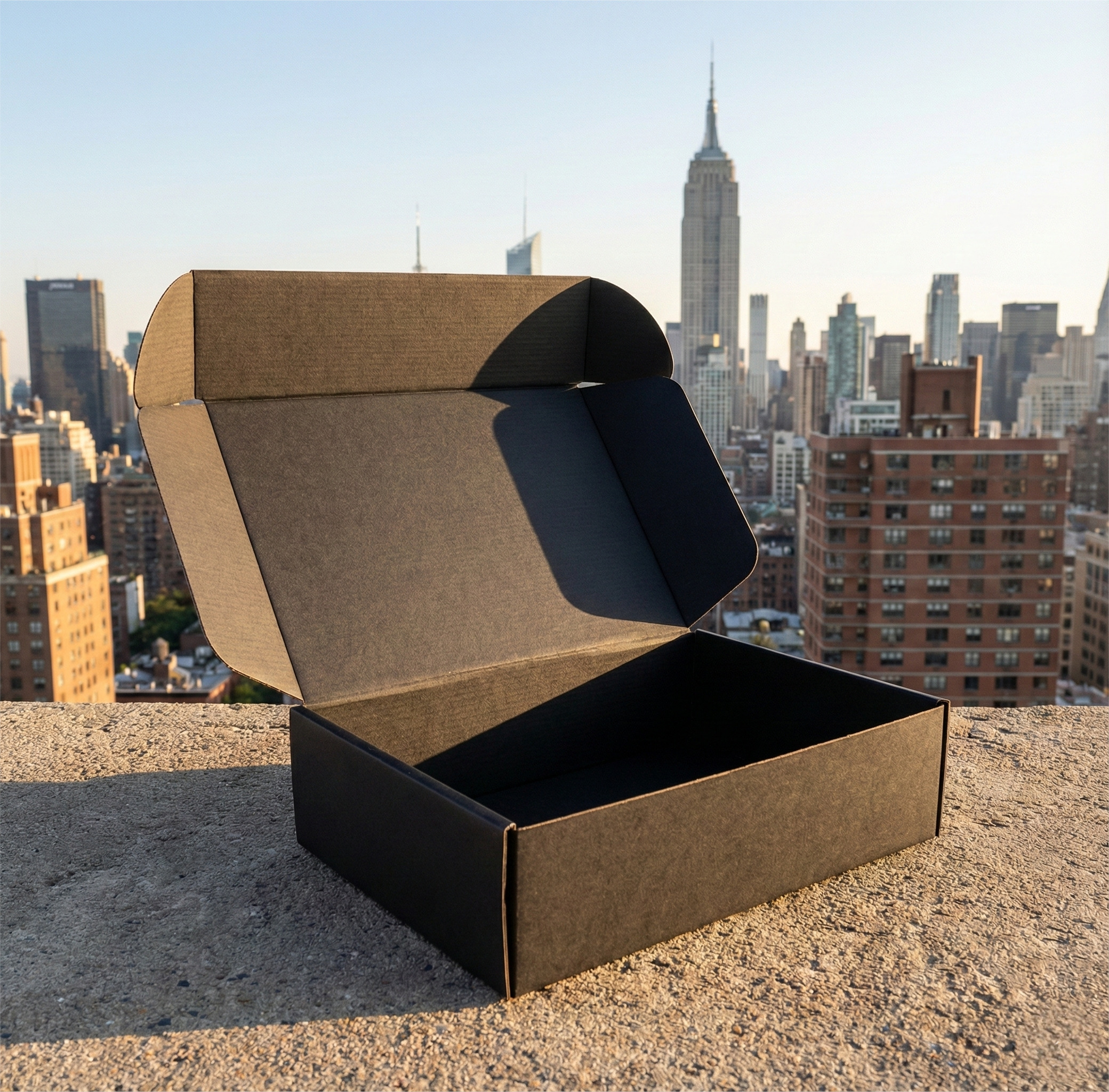 Roll End 3 Flap Lock Box