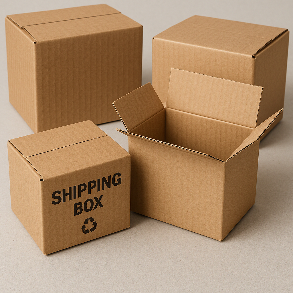 Corrugated shipping boxes for export and standard RSC cartons