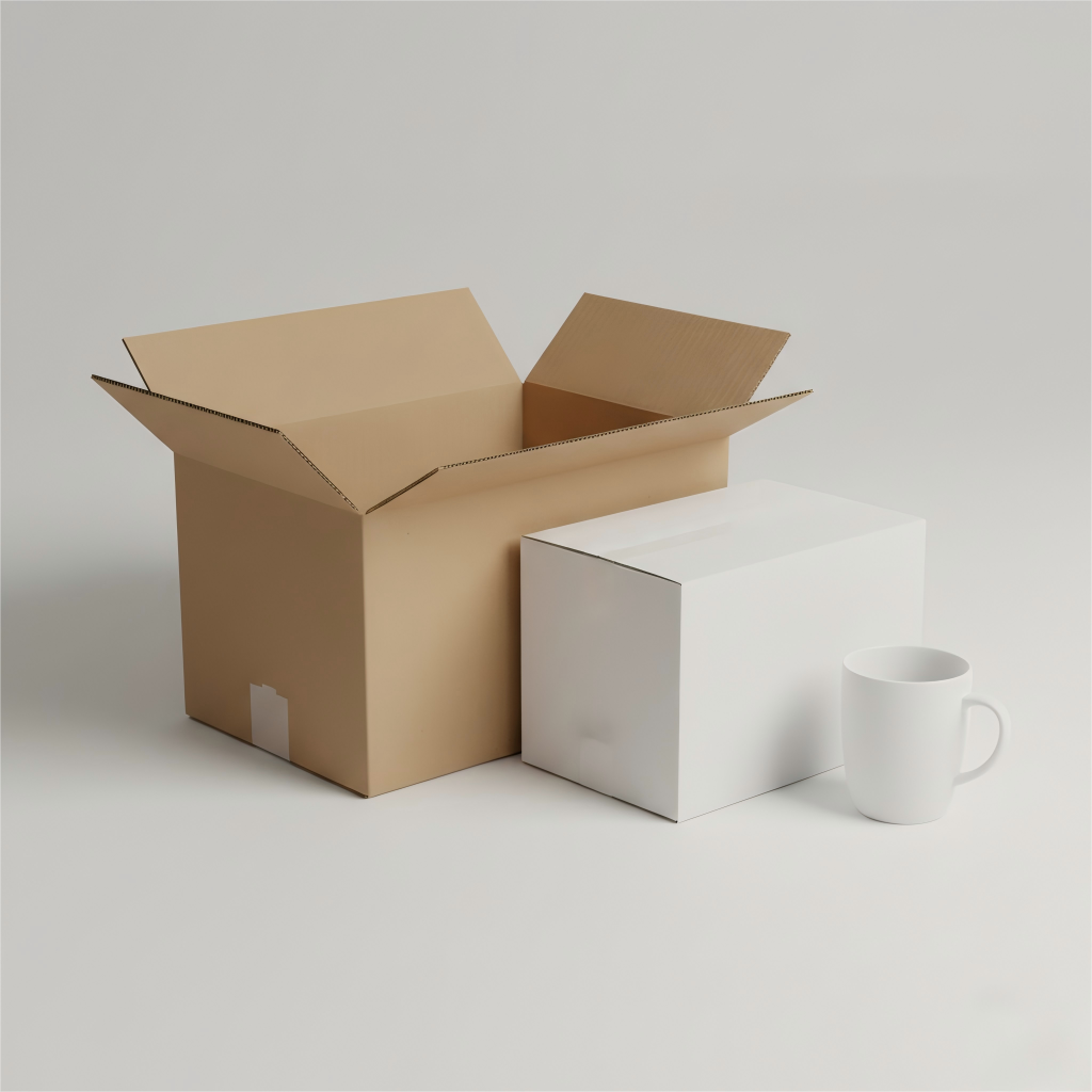 Plain RSC corrugated box